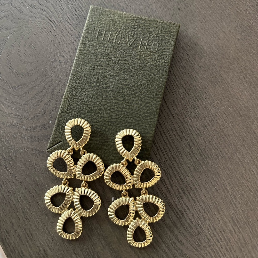 Shashi earrings never worn and now sold out!